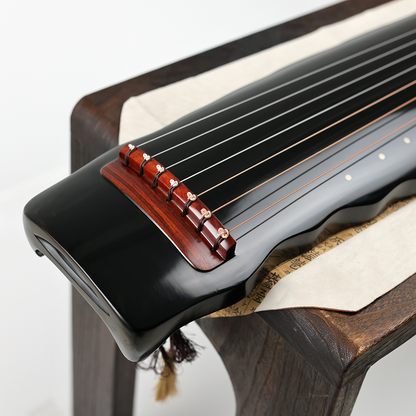 Raw Lacquer Guqin, "Luoxia" Style