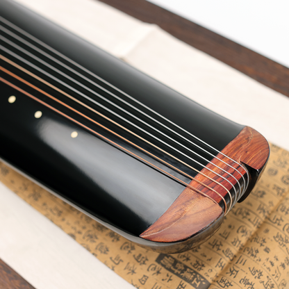 Raw Lacquer Guqin, "Hundun" Style